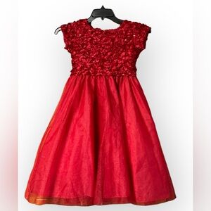 NWT Swea Pea and Lili Red Sequined Top with Tulle Skirt